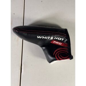 Odyssey White Hot Pro Putter Headcover Black Red Blade Golf Club Cover